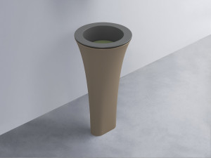 AMLA45-CM+AMPILT-AG+AMCOLT-AN Раковина Amedeo Tondo отдельностоящая cielo Enjoy + Amedeo