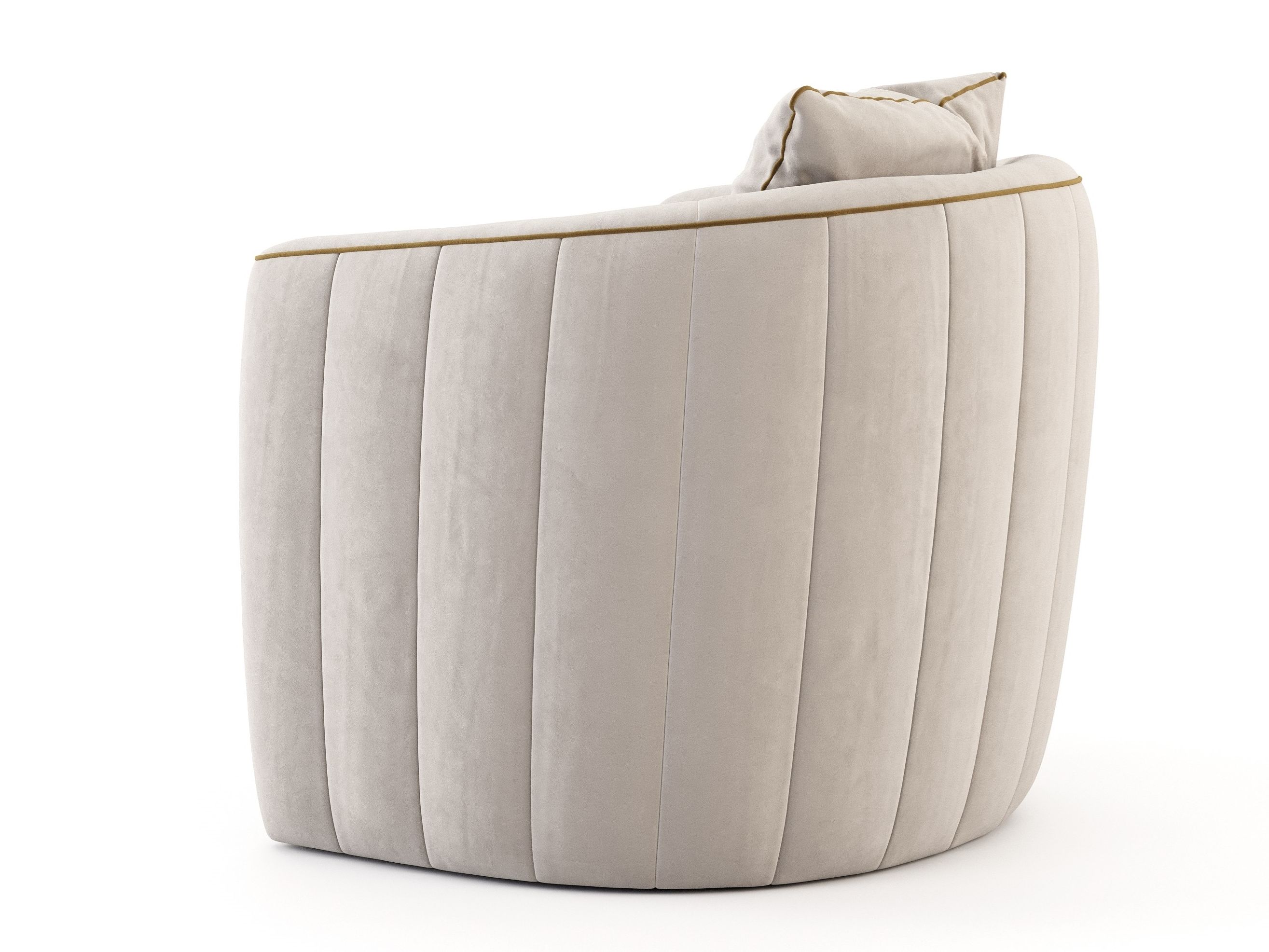 Бархатное кресло с подлокотниками Stylish Club Fortune ARCH-00031938 - Вид №3