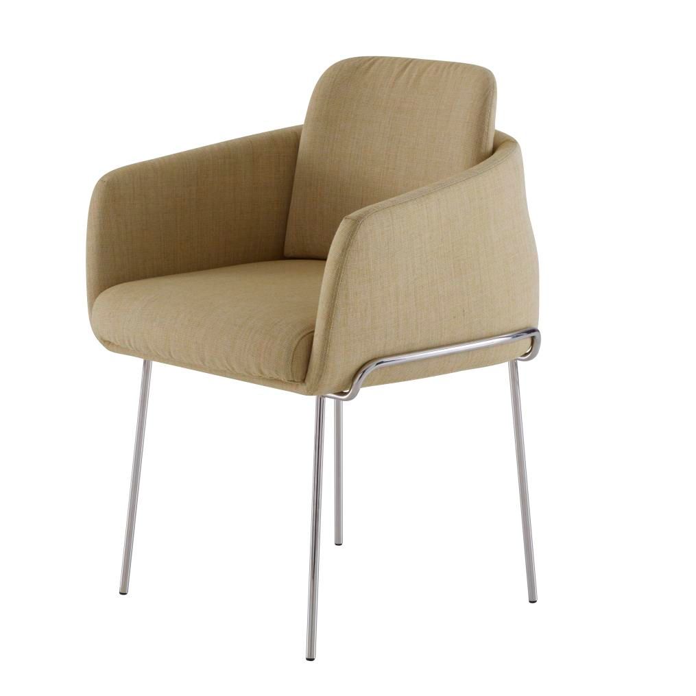 Мягкий тканевый стул с подлокотниками Ligne Roset Tadao ARCH-00147261 - Вид №7