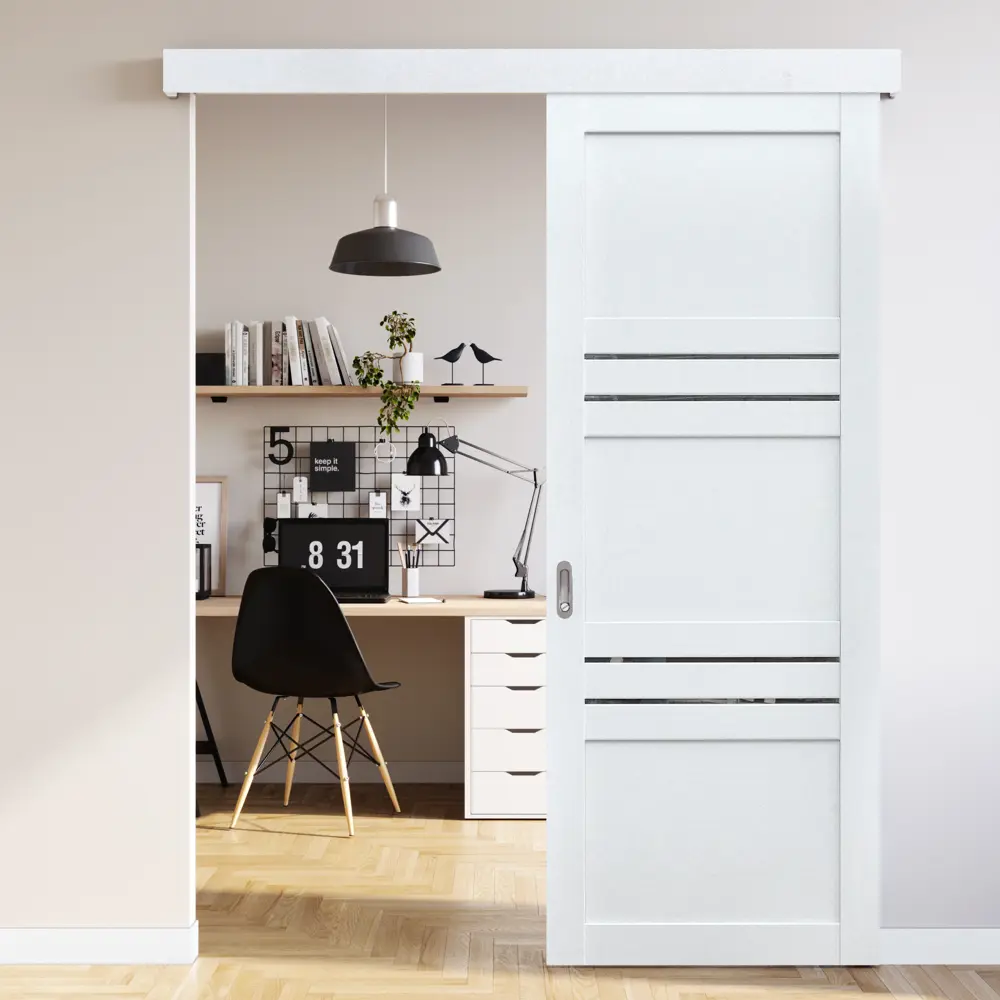 Комплект двери Artens Флай глухая 70x200 см Hardflex белый без доборов STLM-2032813 - Вид №3