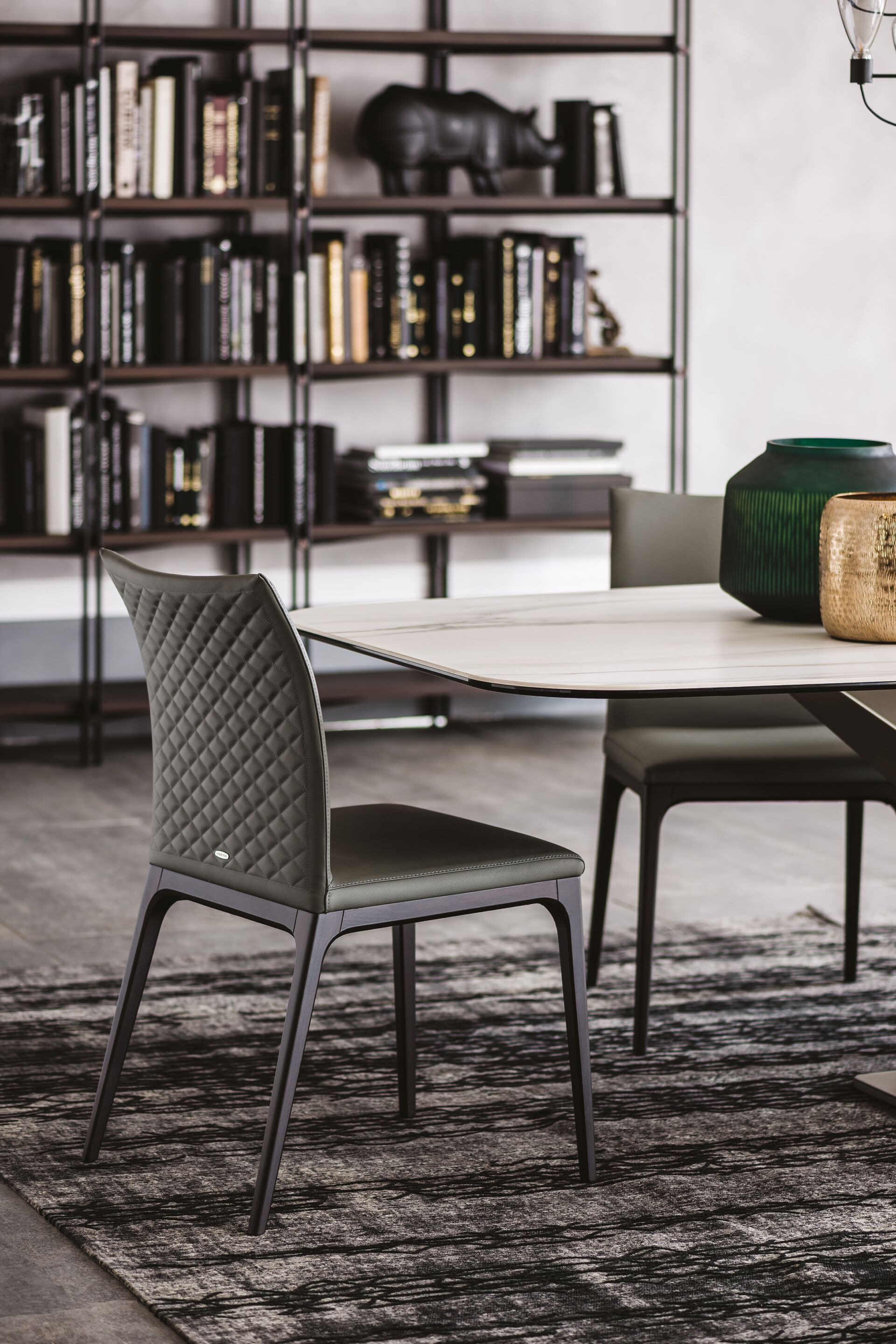 Кожаный мягкий стул Cattelan italia Аркадия ARCH-00050988 - Вид №2