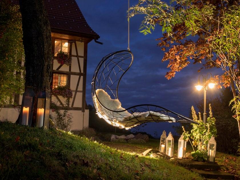 Studio Stirling Подвесное сиденье с 1 сиденьем из стали с порошковым покрытием Recliner sun-id-1408356 - Вид №14