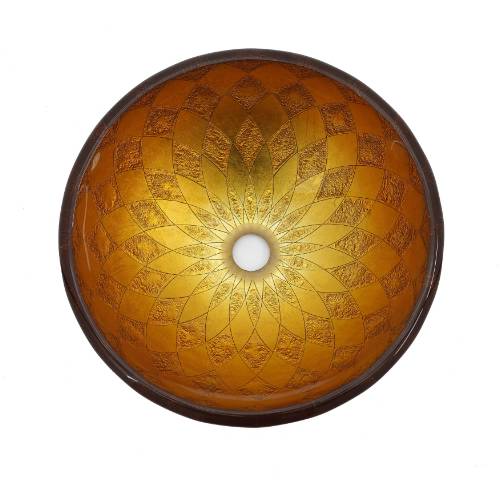 U-GV691-19mm-FVS1005 Накладная раковина на столешницу  прямоугольная Krausru  - Вид №4