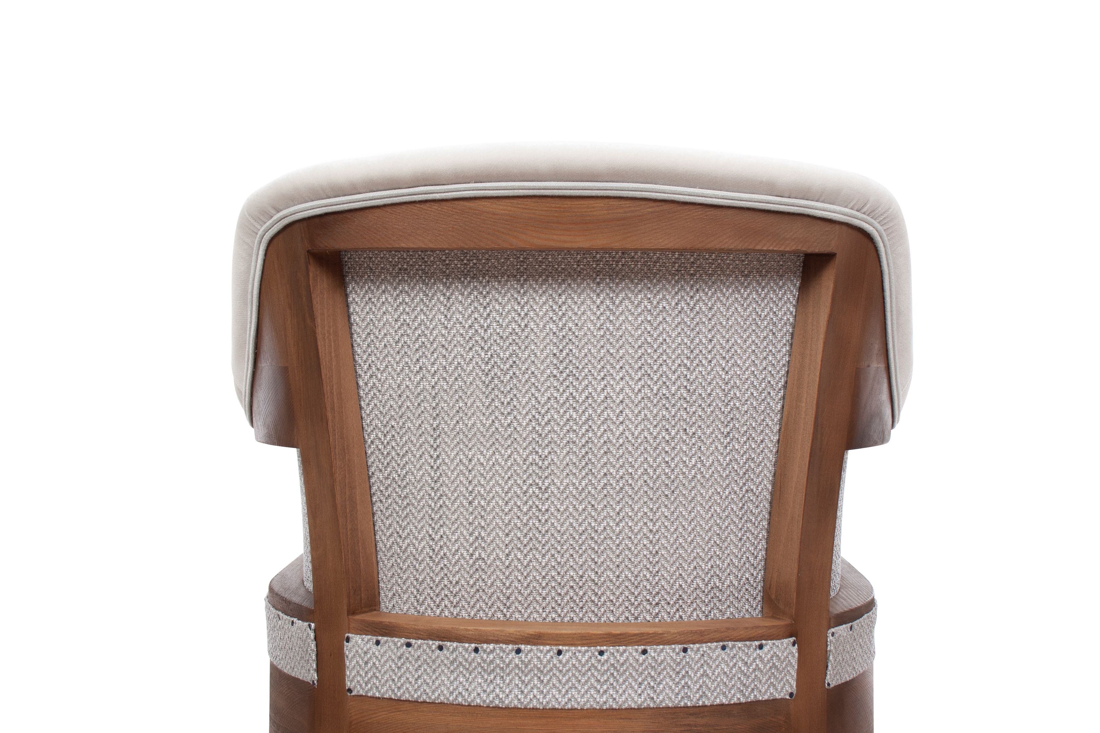 Бархатный стул с подлокотниками CREARTE COLLECTIONS Paris Essence ARCH-00138109 - Вид №14