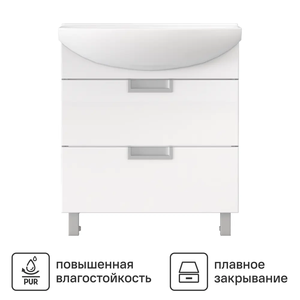 Тумба Vigo Vento Best для ванной с двумя ящиками 89380950 STLM-1456998