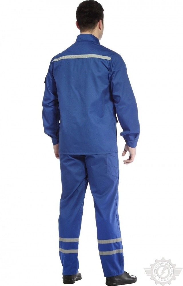 65540 Костюм "Эксперт-2" с СВП василек  Летняя спецодежда  размер 64-66/170-176  - Вид №12