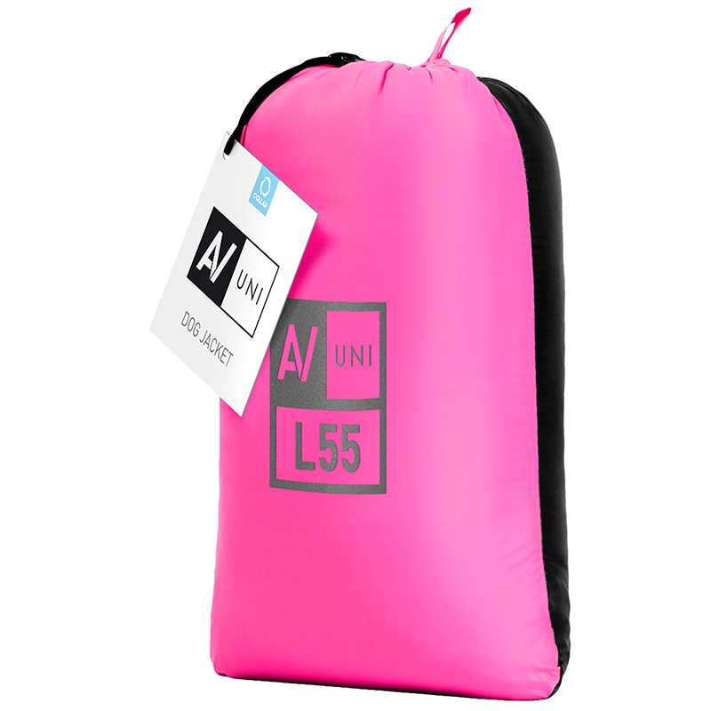 ПР0053754 Куртка для собак UNI двусторонняя размер L 55, розово-черная AiryVest  - Вид №1