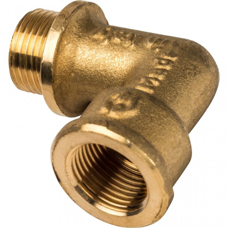 Угольник ВН с упором 3/8" латунь STOUT SFT0015000038 - Вид №1