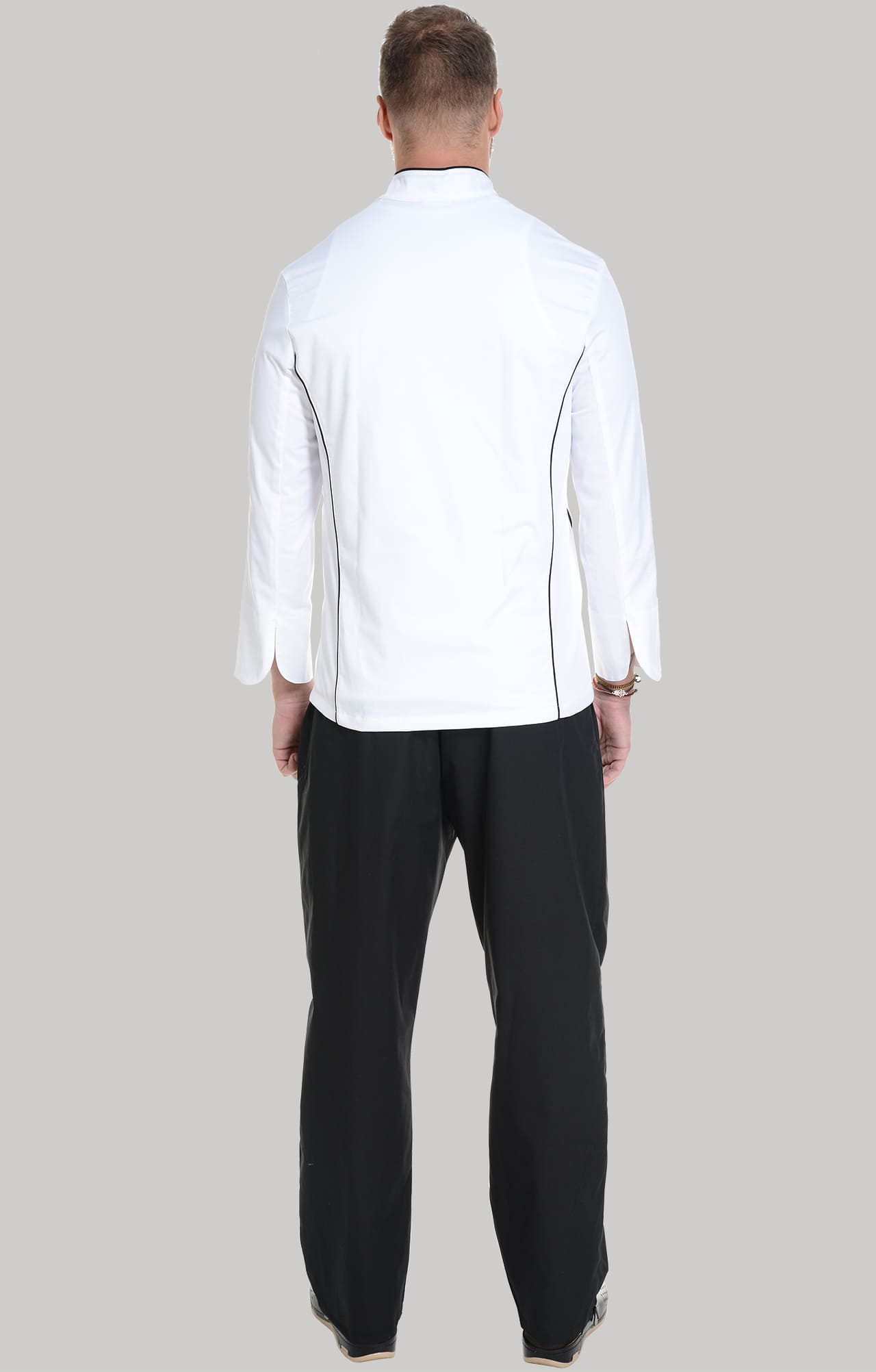 62618 Китель поварской white RICON  Одежда для поваров  размер 56 (XXXL)  - Вид №9