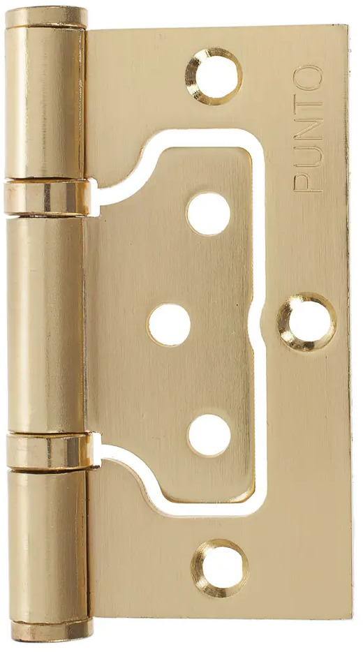 18551476 Петля без врезки Punto 200-2B/HD 75x2.5 мм цвет матовое золото STLM-0011294
