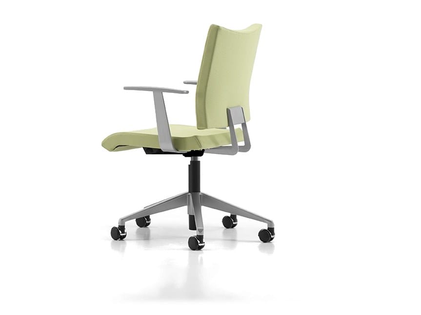 Офисное кресло из ткани с колесами и подлокотниками с 5 спицами TALIN Aviamid ARCH-00133744 - Вид №1