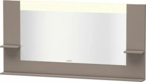 VE735404343 Vero Зеркало с полочками сбоку и внизу Базальт матовый, декор