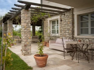 GH LAZZERINI Пристроенная пергола из дерева