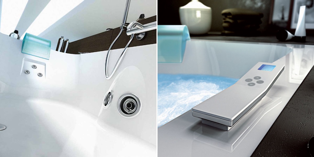 Ванна с гидромассажем "HYDRO FRIENDLY" Aquasoul Offset угловая 9443-604A Sx Jacuzzi 9443604ASX - Вид №2