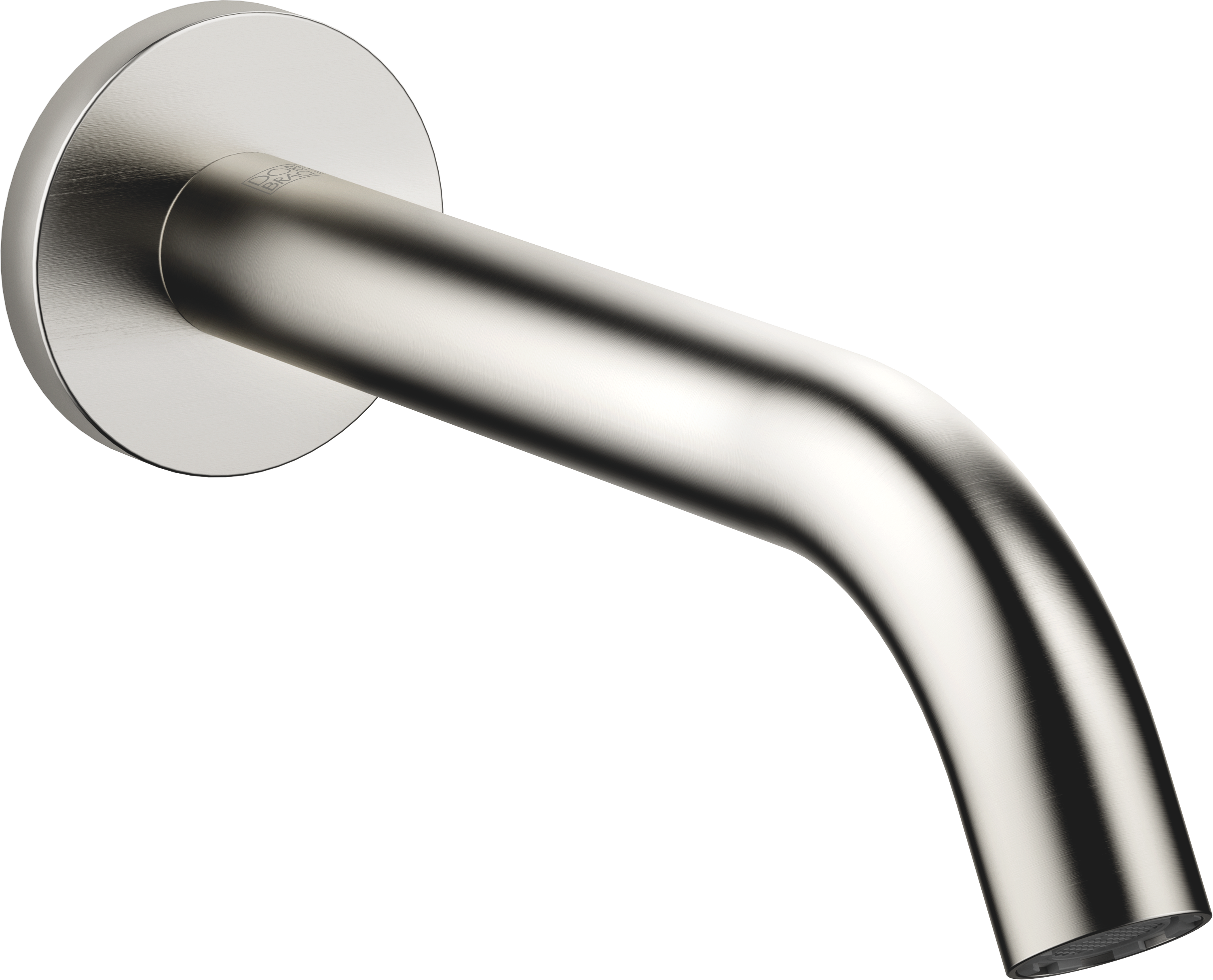 МЕТА Излив для ванны для настенного монтажа - матовая платина