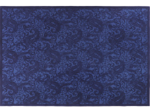 Шерстяной ковер ручной работы с прямоугольным рисунком