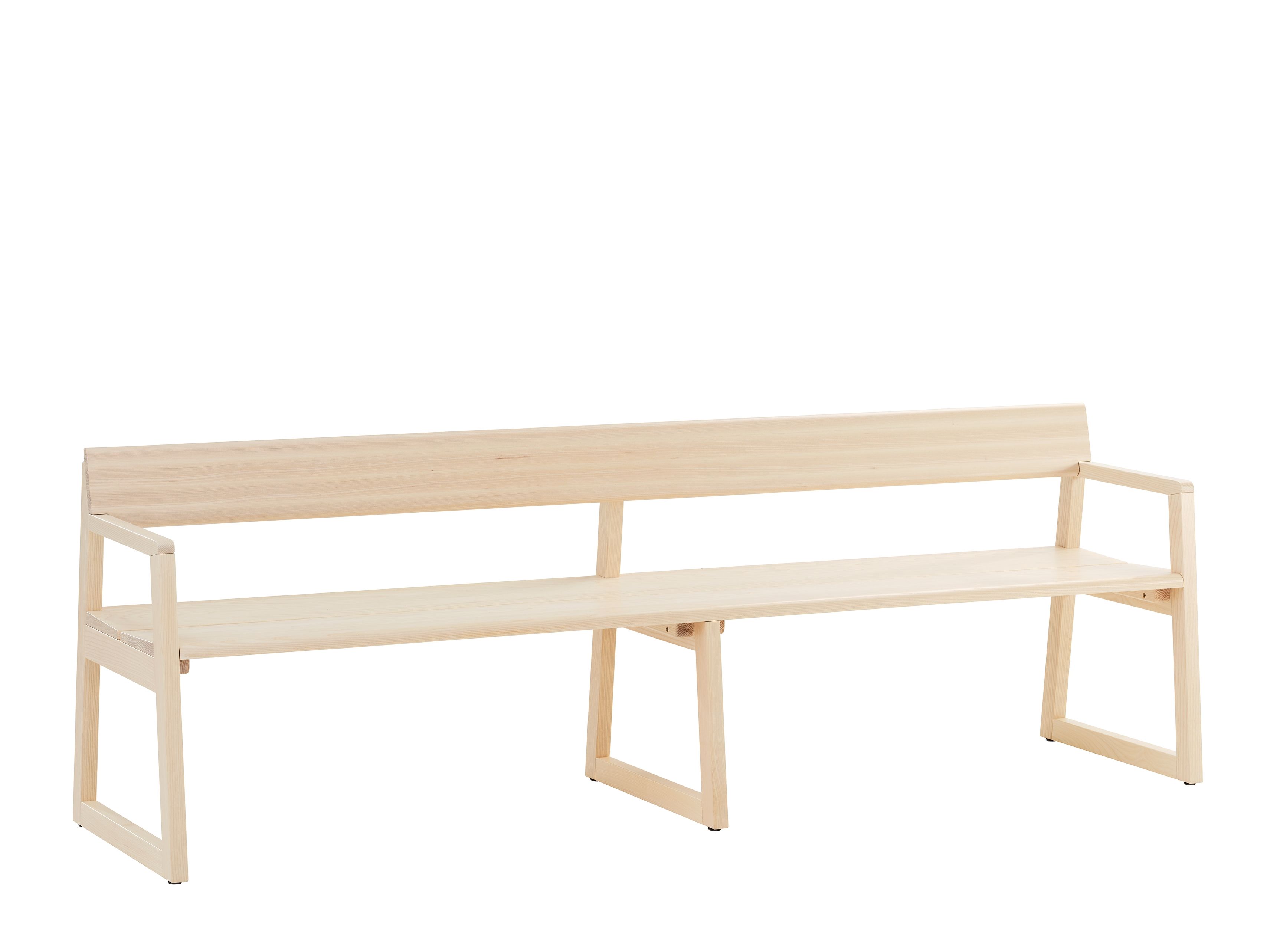 Модульная деревянная скамья со спинкой Karl Andersson Meander ARCH-00087248 - Вид №4