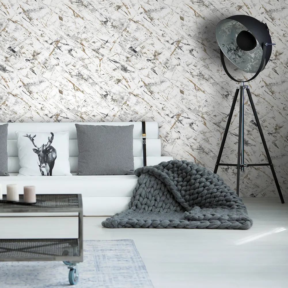 Обои флизелиновые Erismann Starway белые 1.06 м ЭР60345-04 STLM-2180113 - Вид №2