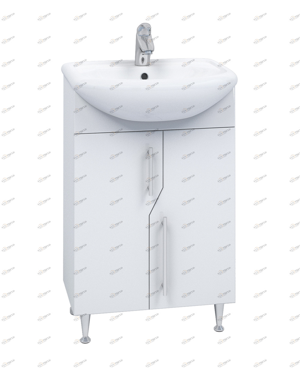 Тумба с раковиной Grand 500 (Уют)500⨉300⨉830 мм белый Santreyd sun-id-665258