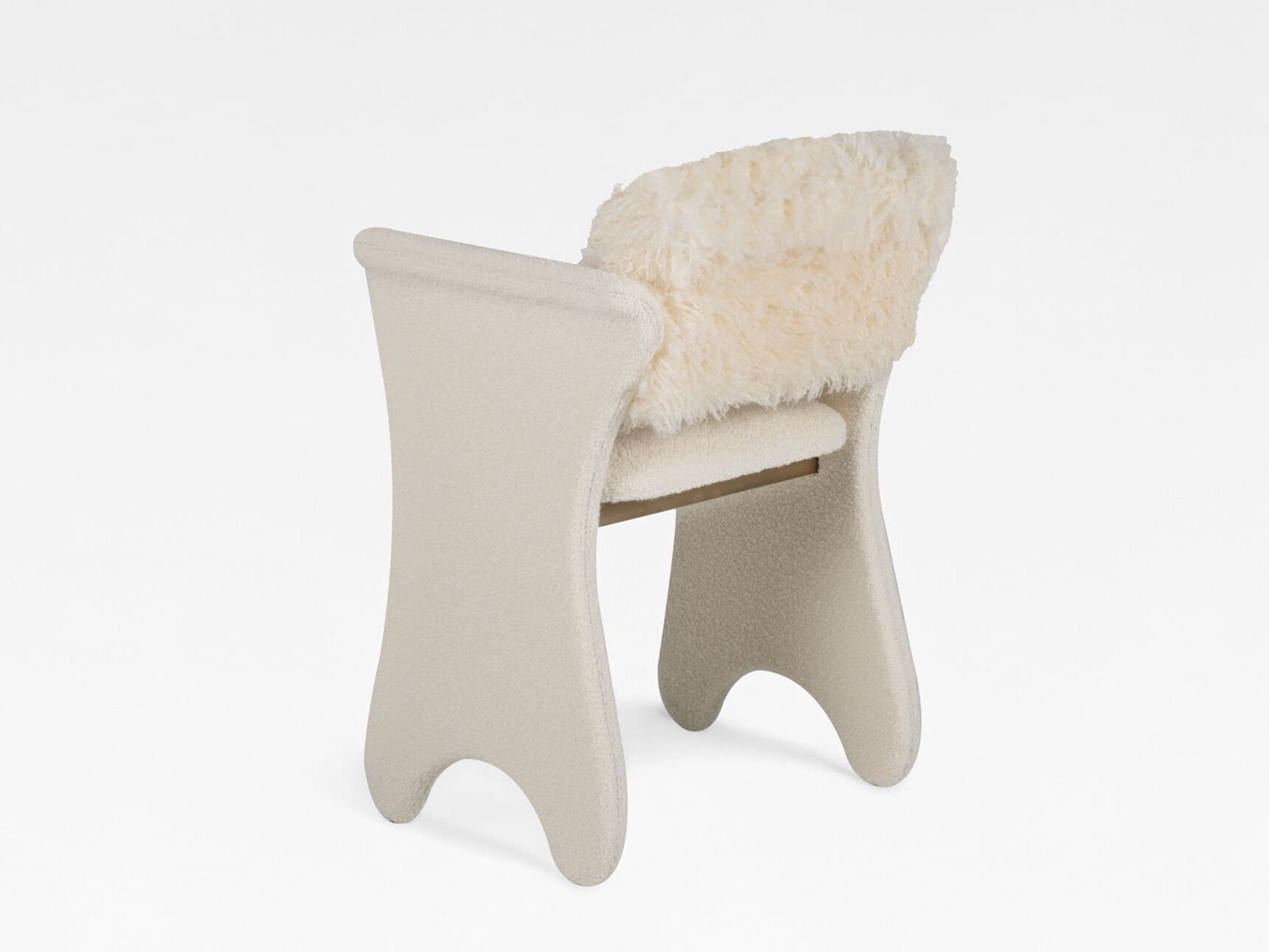 Мягкий тканевый стул с подлокотниками Greenapple TIMELESS ARCH-00055923 - Вид №2