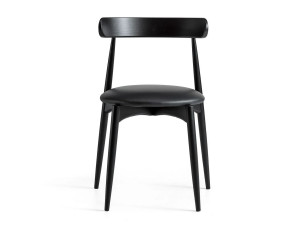 Стул из бука с мягким сиденьем