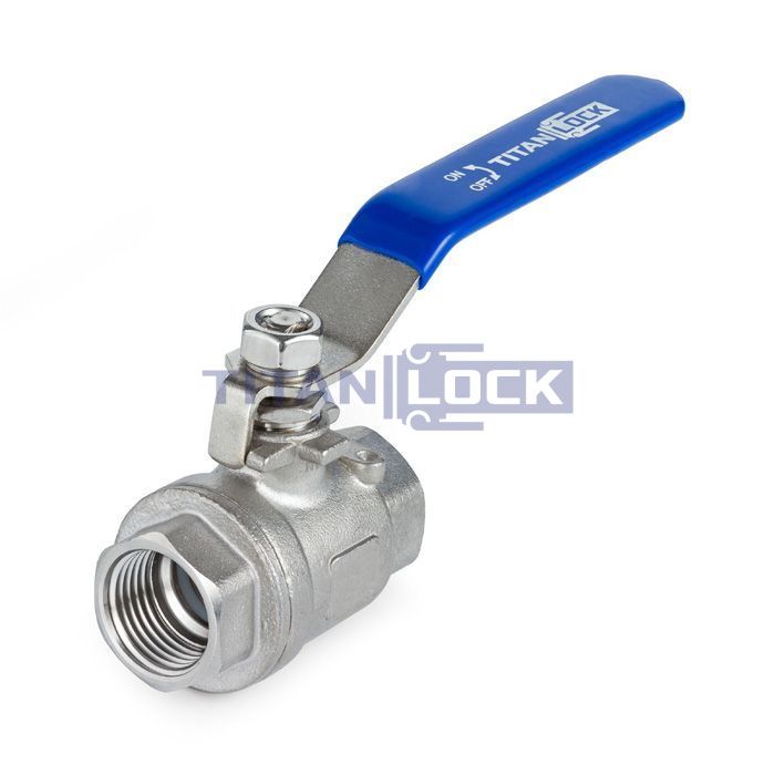 1in, шаровый кран, резьба BSP, нерж. сталь TL100BVSS TITAN LOCK 