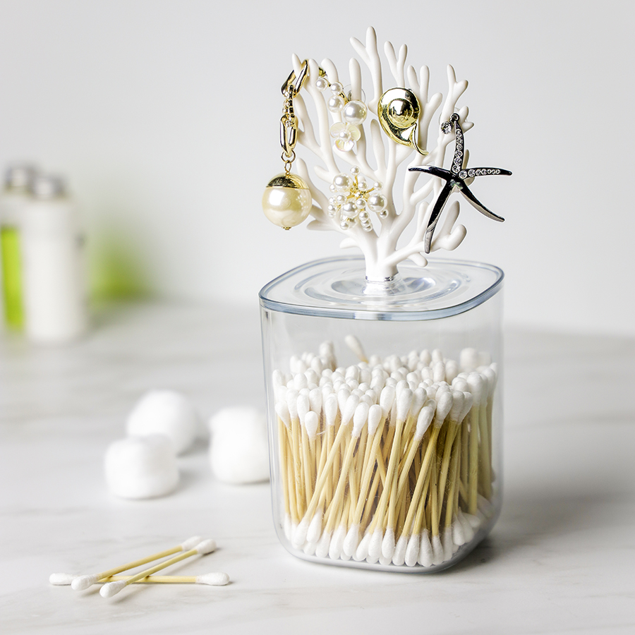 QL10336-CL-WH Органайзер coral белый Qualy  - Вид №1