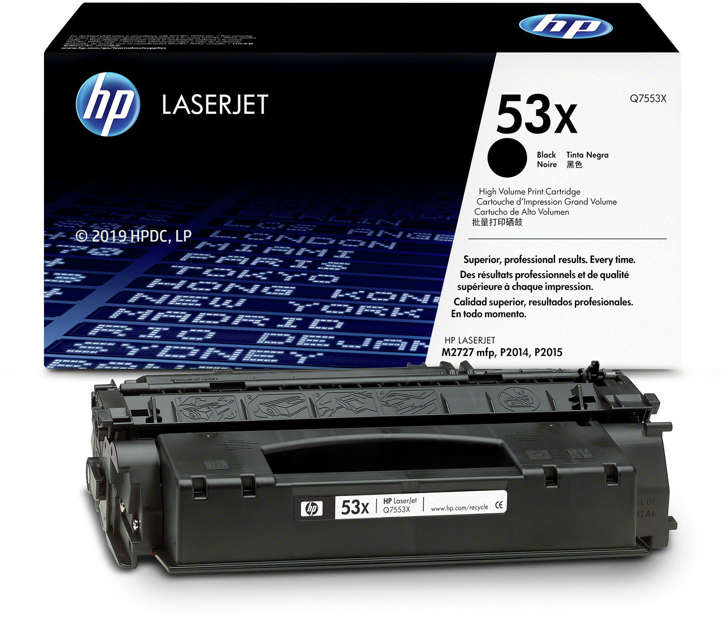 Q7553X laserjet black print cartridge HP Santreyd  - Вид №4