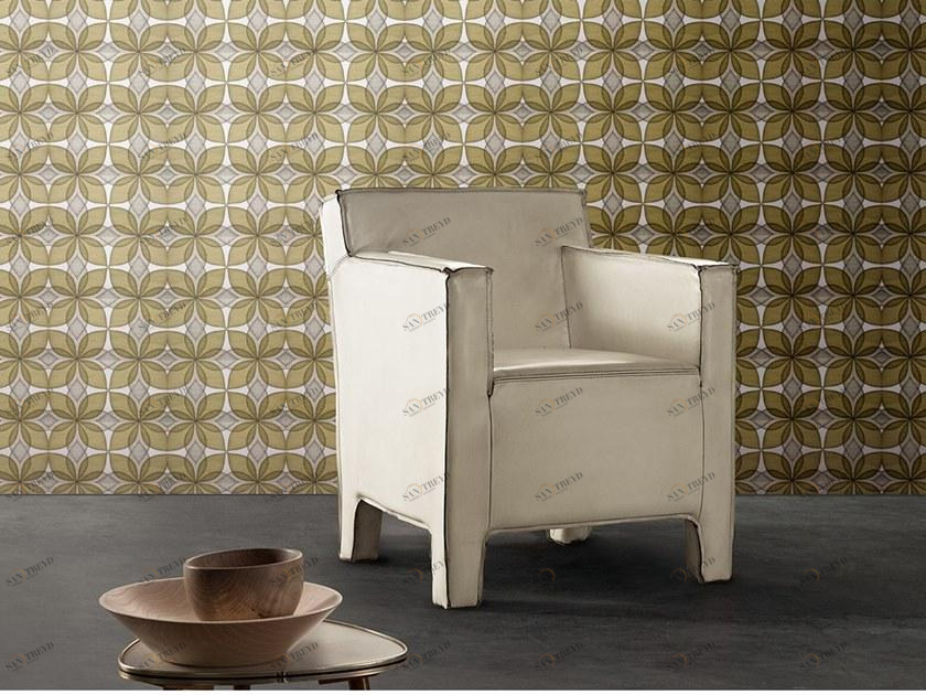 Devina Nais Кожаное кресло с подлокотниками Baltimora sun-id-1494856