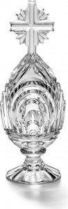 10622946 Avdeev Crystal Сувенир "Яйцо" на плитке большое "Пасхальное яйцо" Хрусталь