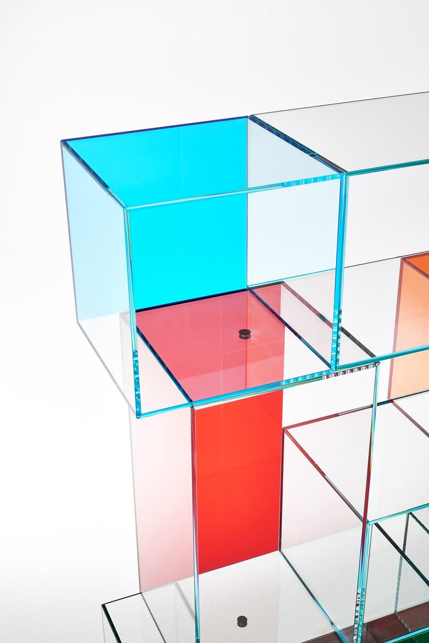 Glas Italia Модульный книжный шкаф из стекла sun-id-1459090 - Вид №3