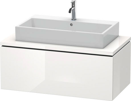 LC581404747 Тумбочка для консоли L-Cube #LC5814 1020 x 547 мм Каменно-синий глянцевый лак Duravit - Вид №2