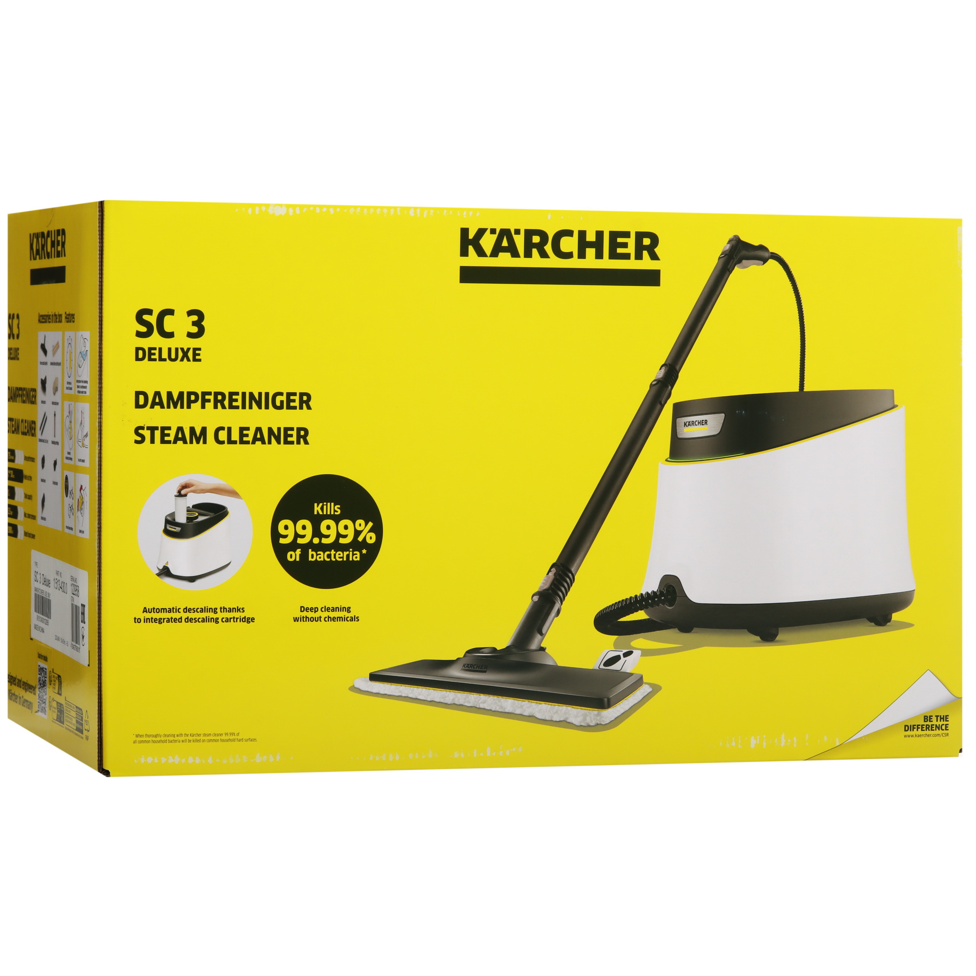 9078672 Пароочиститель Karcher SC 3 Deluxe белый STDN-0061581 - Вид №15