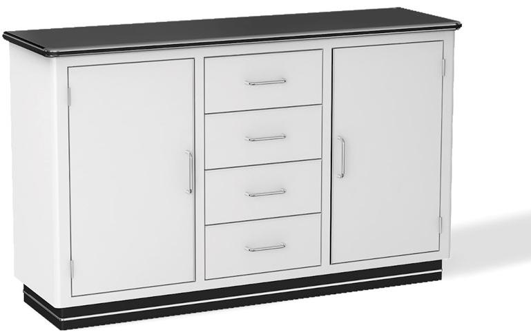 müller möbelfabrikation Стальной буфет с ящиками Classic line Sb123 - Вид №3