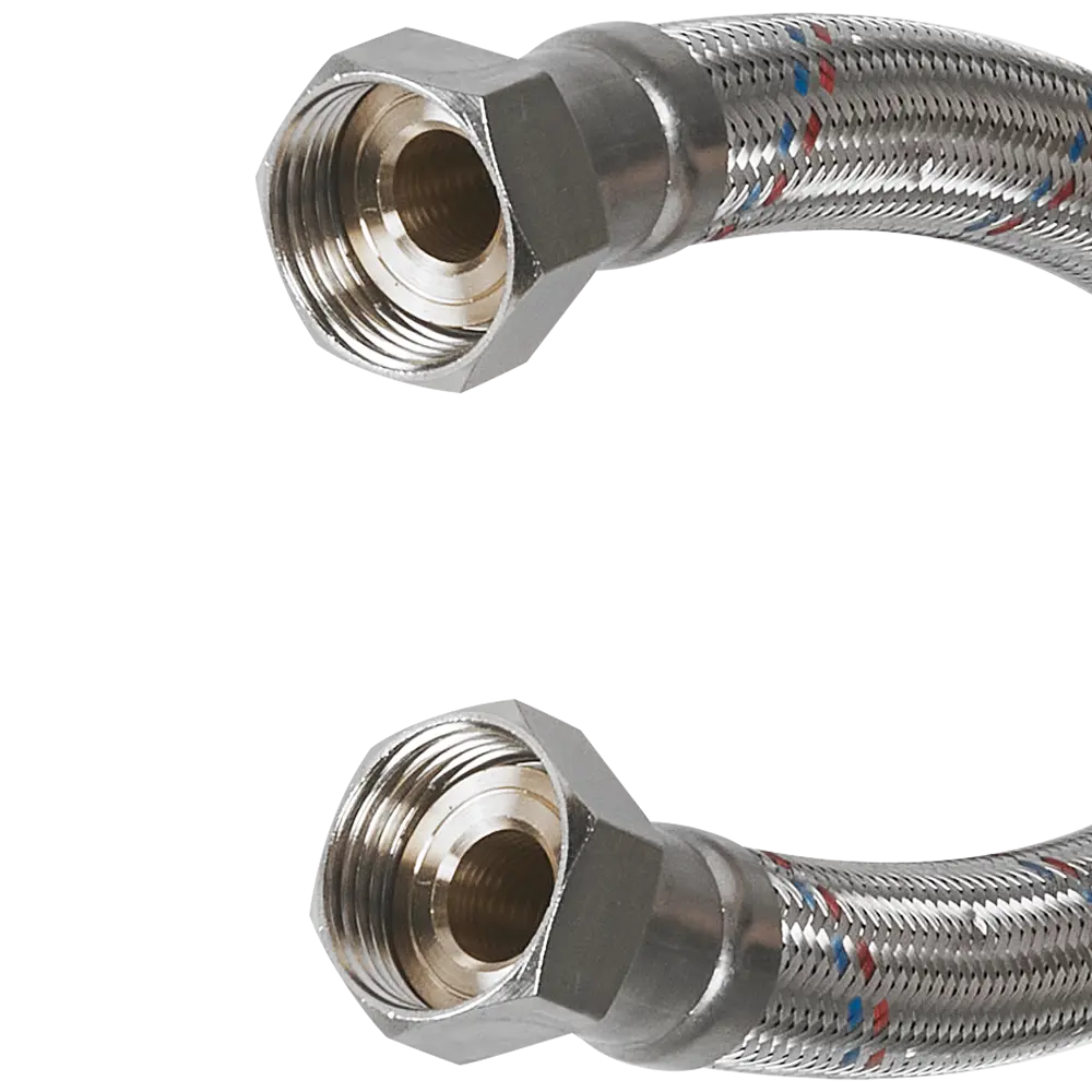 Гибкая подводка для воды Aquabeam 1" гайка - гайка 60 см STLM-2153423 - Вид №1