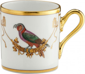 10647862 Richard Ginori Чашка кофейная 80 мл  Volie're Perroquet Nestor Фарфор