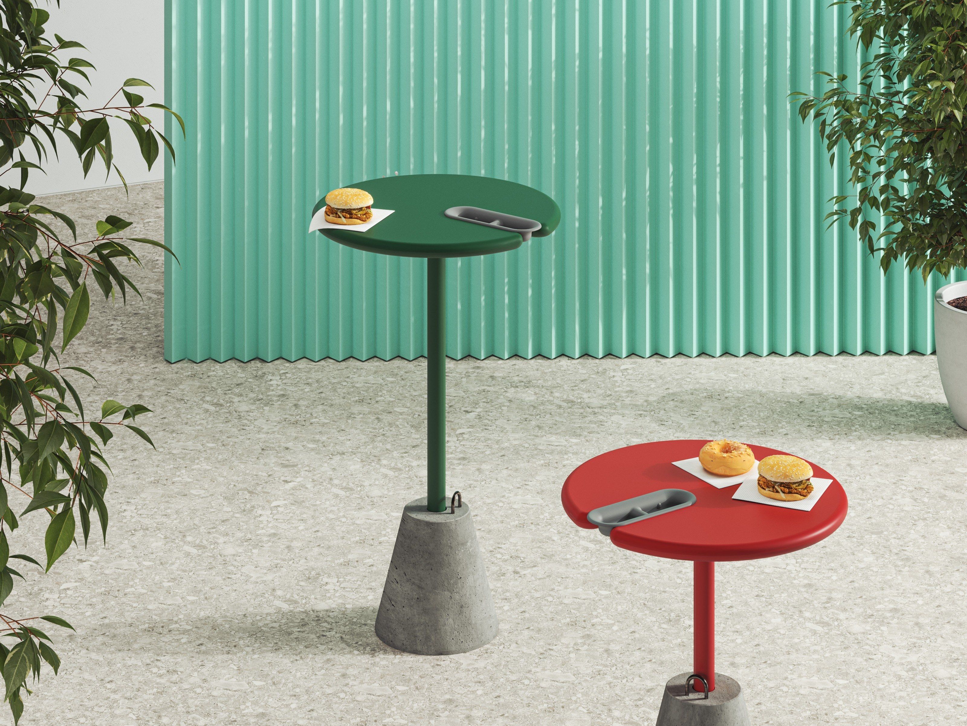 Высокий стол из полиэтилена ALMA DESIGN Set-up ARCH-00087181 - Вид №4