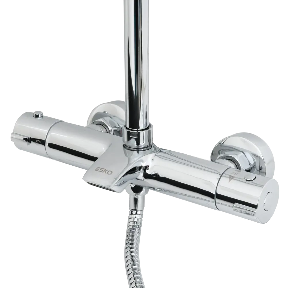 Душевая стойка Esko ST2040LM 1 режим с термостатом цвет серый/серебристый STLM-2156755 - Вид №3