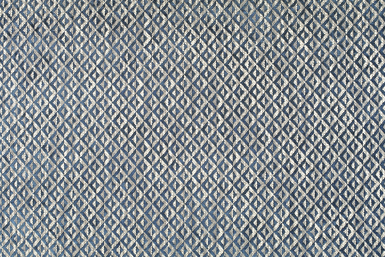 COLORISTICA Claster II col.04 Ткань мебельная  Шенилл  Claster Синий  - Вид №1