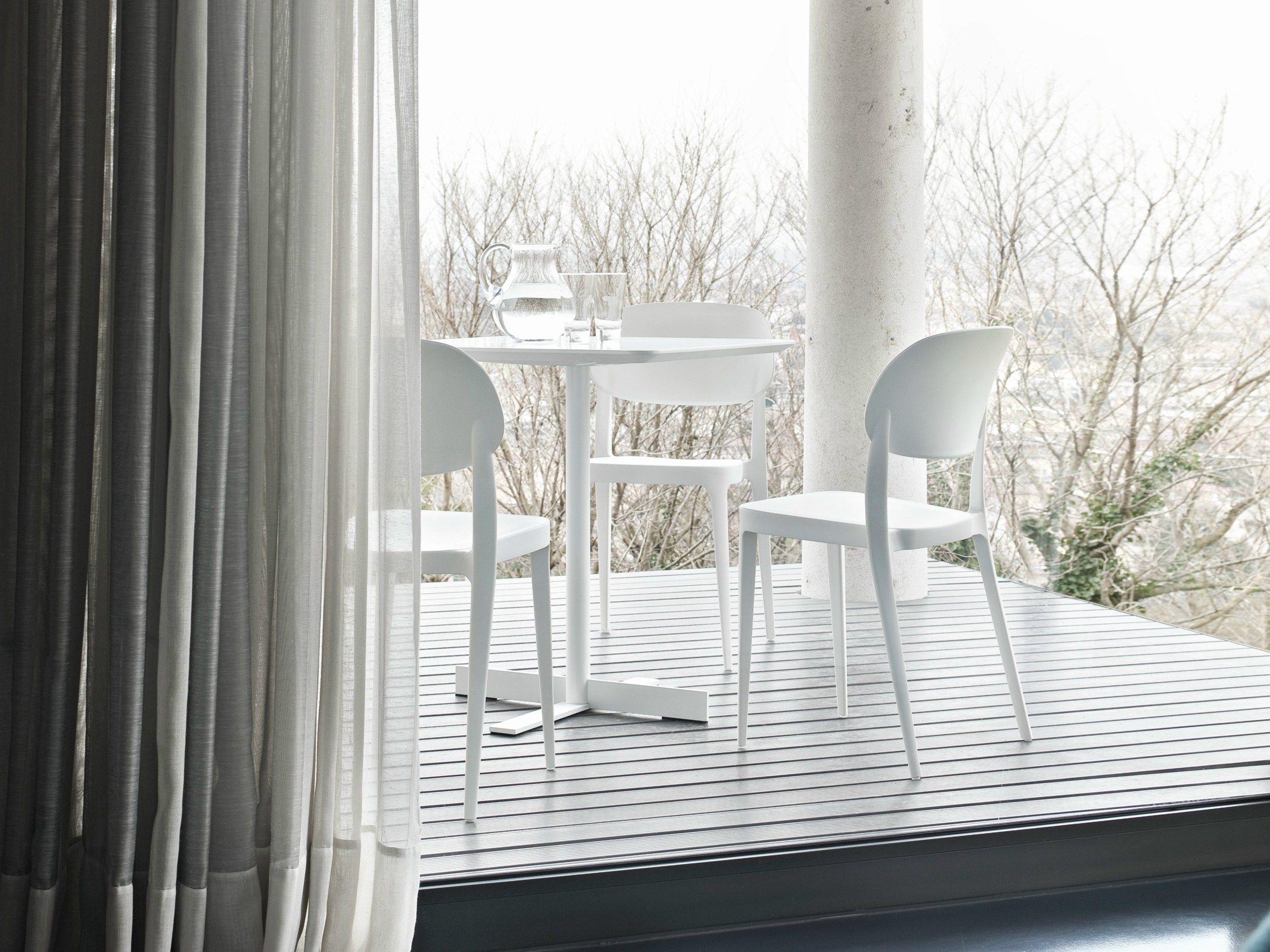 Квадратный стальной стол со спицами ALMA DESIGN ARCH-00141347 - Вид №3