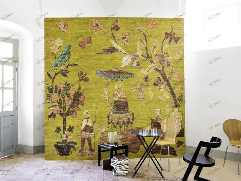 Élitis Панорамные моющиеся виниловые обои с цветочными мотивами sun-id-1369068