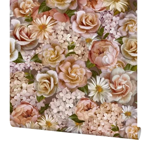 Обои виниловые Elysium Камея розовые 0.53 м 904406