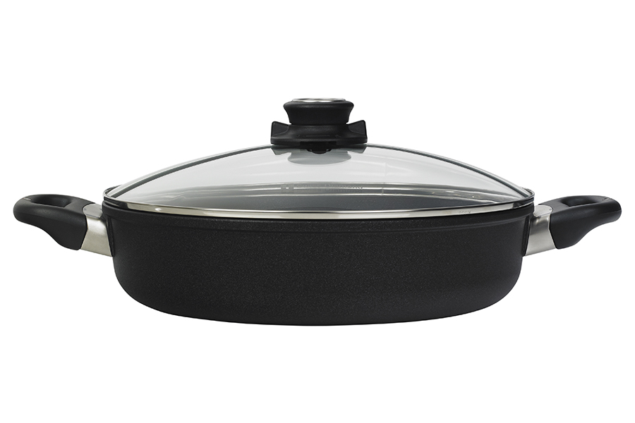 Сотейник индукционный Swiss Diamond со стеклянной крышкой, две ручки, Ø28 см XD6628IC - Вид №3