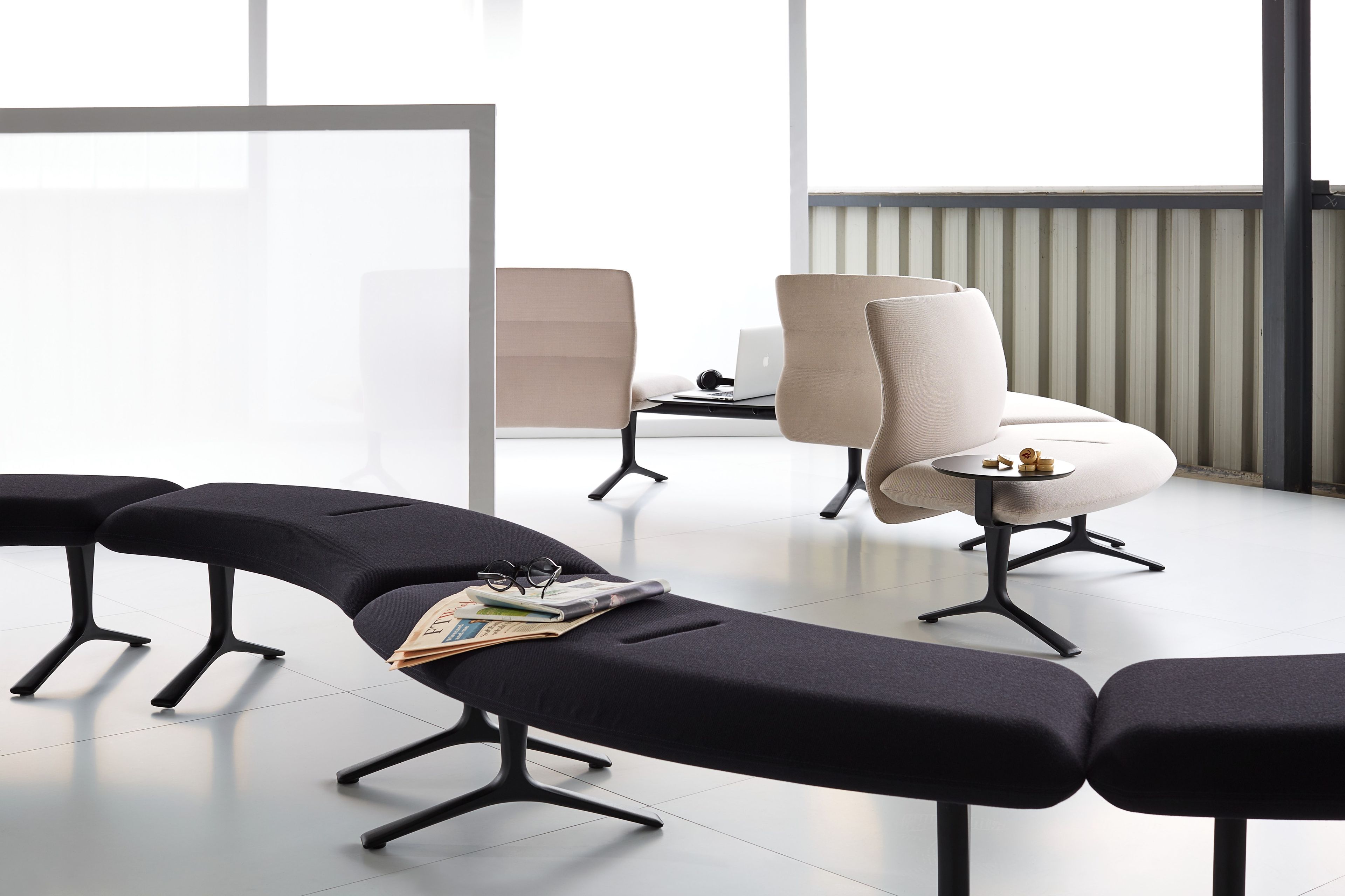 Модульная скамья из ткани без спинки VAGHI Mewa ARCH-00134179 - Вид №6