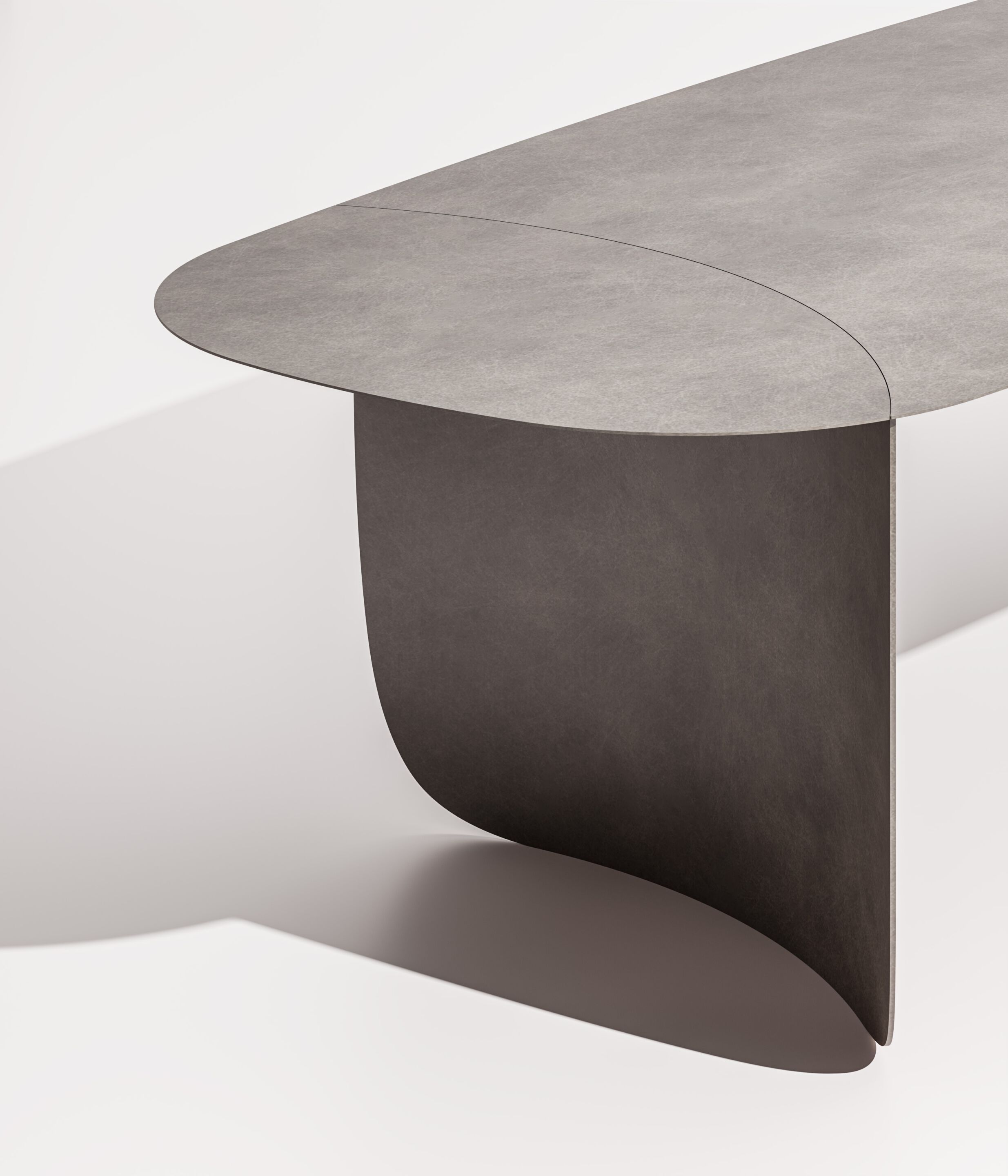 Окрашенный металлический обеденный стол Ronda Design FOIL ARCH-00091119 - Вид №1