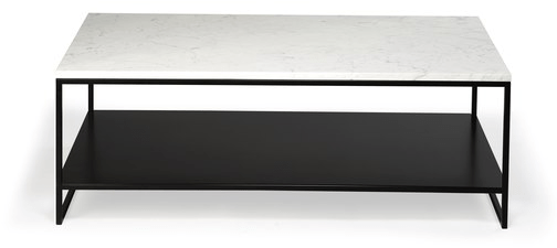 Ethnicraft Прямоугольный журнальный столик из каррарского мрамора Anders 60073 - Вид №1