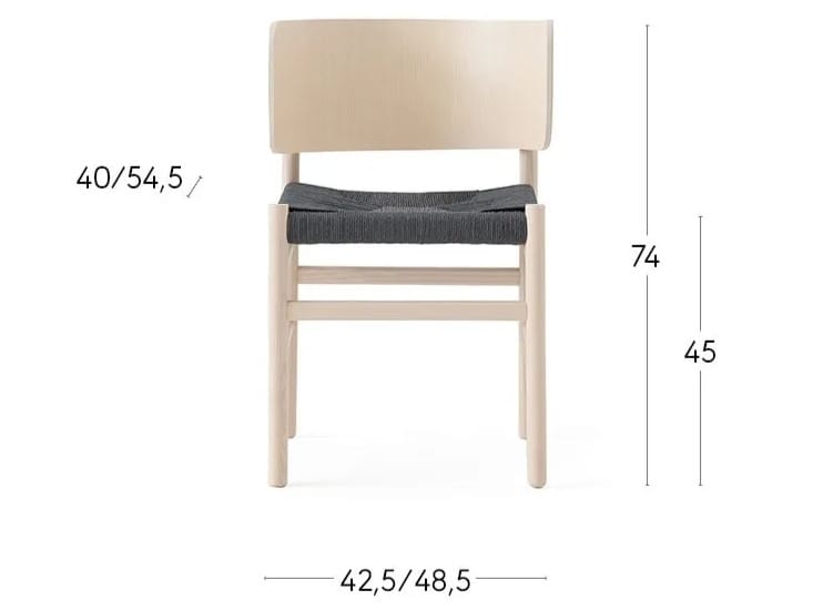 Стул из ясеня с мягким сиденьем Billiani Fratina ARCH-00150821 - Вид №9