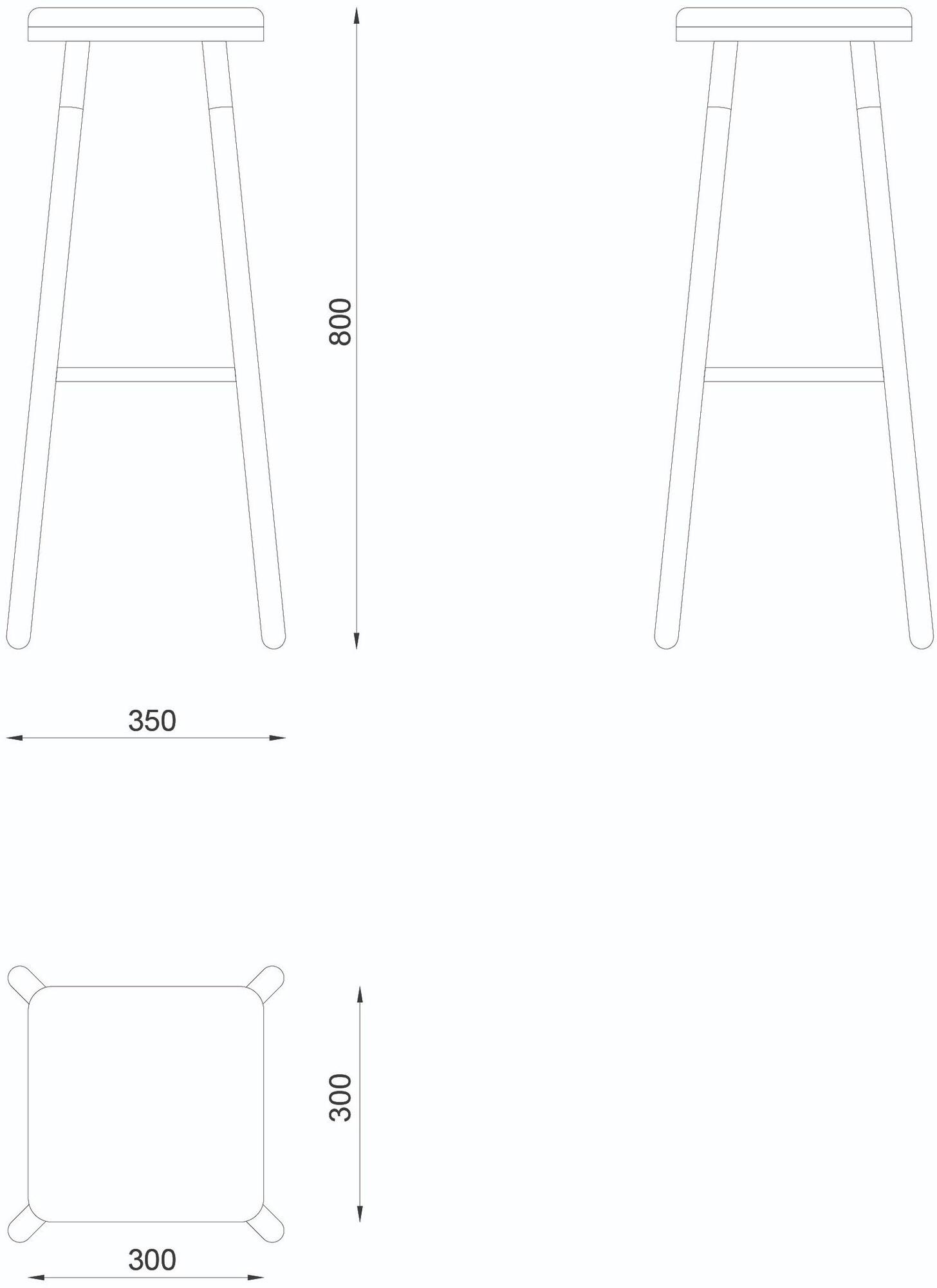 Askia Табурет из пробки с подставкой для ног Marco sun-id-1481458 - Вид №16