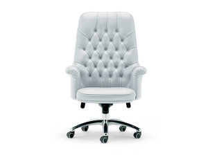 Кожаный стул capitonné