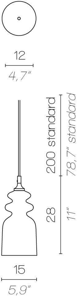 Contardi Подвесной светильник из дутого стекла Messalina sun-id-1465200 - Вид №9